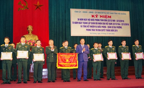 Thực hiện tốt nhiệm vụ quốc phòng, quân sự địa phương