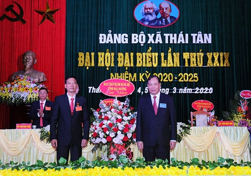 Đại hội điểm Đảng bộ xã Thái Tân