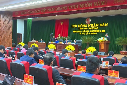 Bế mạc Kỳ họp thứ 15 HĐND tỉnh Hải Dương khóa XVI
