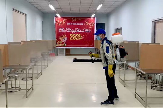 Doanh nghiệp ở TP Hải Dương chủ động phòng dịch