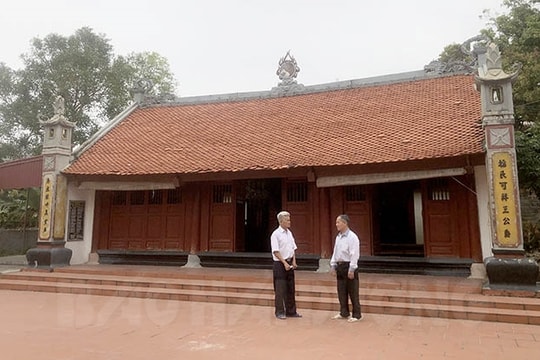 Khôi phục di tích đình, chùa Quan Lộc