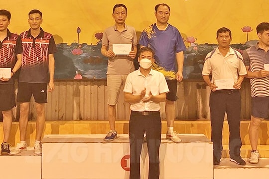 Người tâm huyết với phong trào  văn hóa, thể thao quần chúng