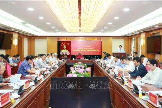 Tọa đàm "Kiểm soát quyền lực nhà nước trong Nhà nước pháp quyền xã hội chủ nghĩa Việt Nam"