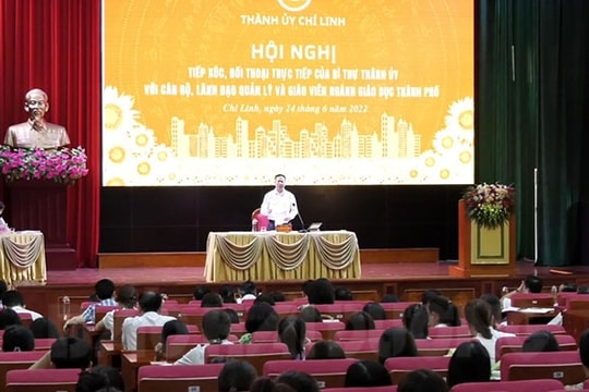 Cán bộ, giáo viên ngành giáo dục Chí Linh kiến nghị đầu tư cơ sở vật chất, bổ sung biên chế