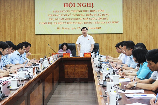 [Audio] Tăng cường giám sát việc quản lý, sử dụng tài sản công