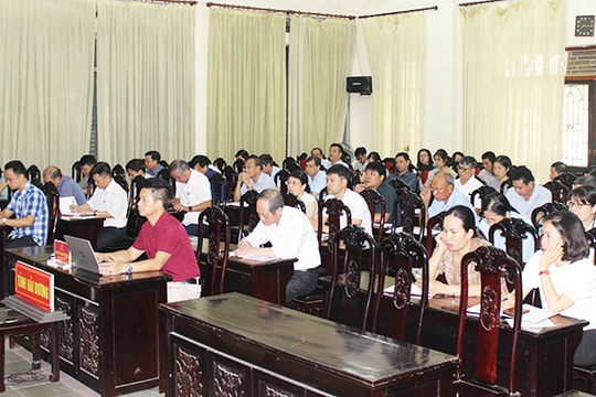 Hội nghị báo cáo viên Trung ương tháng 7.2022 