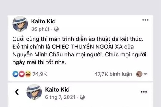 Bộ Giáo dục và Đào tạo lên tiếng nghi vấn lộ đề thi ngữ văn