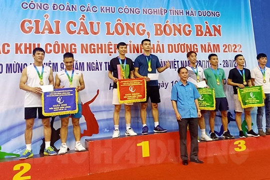 Sôi nổi 2 giải thể thao của người lao động
