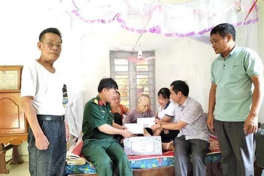 Lực lượng vũ trang tỉnh hỗ trợ xây dựng 15 nhà tình nghĩa, nhà đồng đội