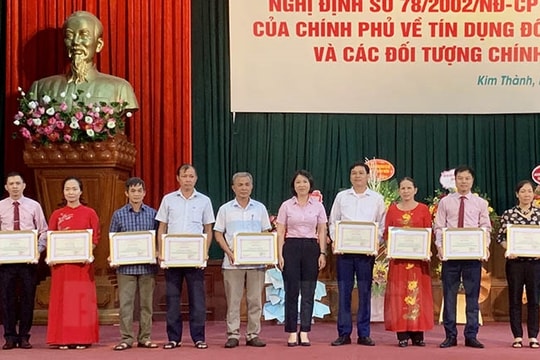 Trên 15.000 học sinh, sinh viên ở Kim Thành được vay vốn chính sách để học tập