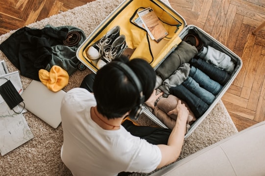 Bí kíp tiết kiệm không gian trong hành lý xách tay