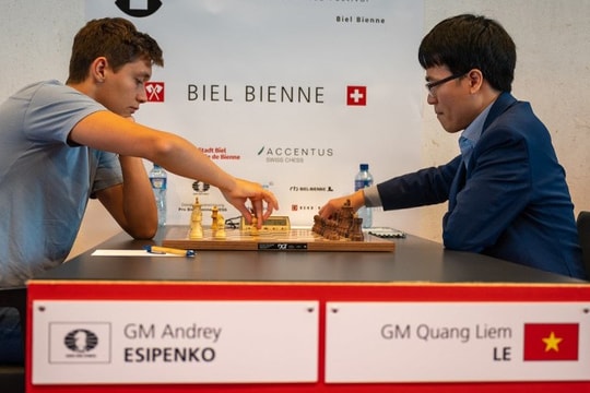 Lê Quang Liêm vô địch giải cờ vua Biel Grandmaster