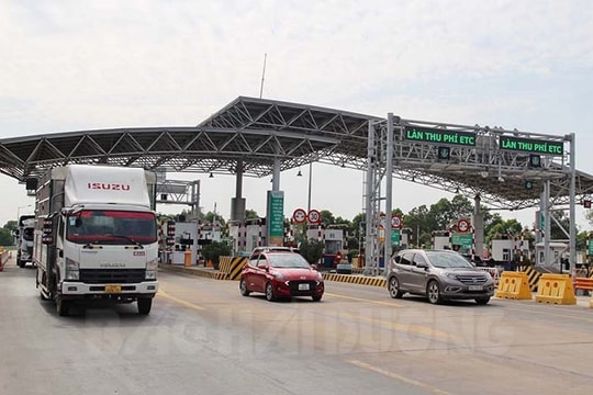 Trạm thu phí cao tốc Hà Nội - Hải Phòng tại Hải Dương thông thoáng trong ngày 1.8