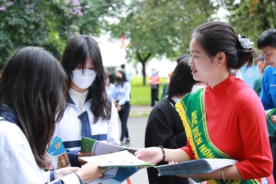 "Điểm sàn" của Học viện Nông nghiệp Việt Nam cao nhất là 22 điểm