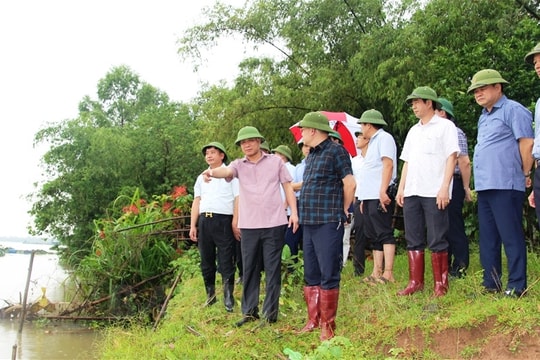 Sẵn sàng các phương án bảo vệ trọng điểm đê điều
