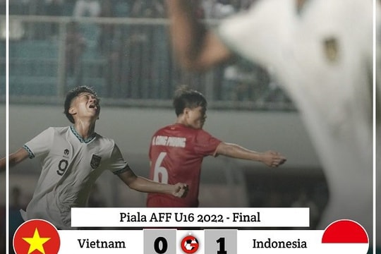 Thua tiếc nuối Indonesia, U16 Việt Nam hụt ngôi vô địch Đông Nam Á