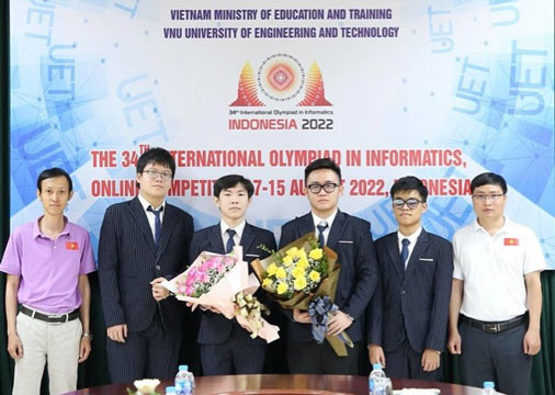 Việt Nam giành 4 huy chương tại Olympic Tin học quốc tế 