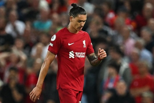 Nunez bị thẻ đỏ, Liverpool chia điểm thất vọng trên sân nhà