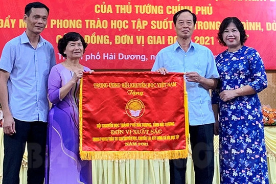Hội Khuyến học TP Hải Dương phát động thi đua đẩy mạnh phong trào học tập suốt đời
