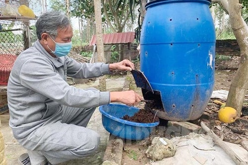 Nam Sách xây dựng 200 ô ủ mùn xử lý rác thải hữu cơ