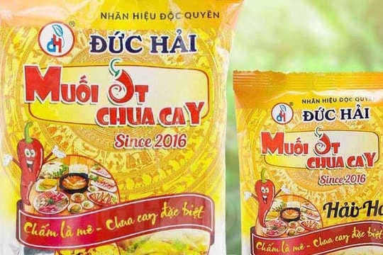 Hương vị đặc biệt từ muối ớt chua cay Đức Hải 