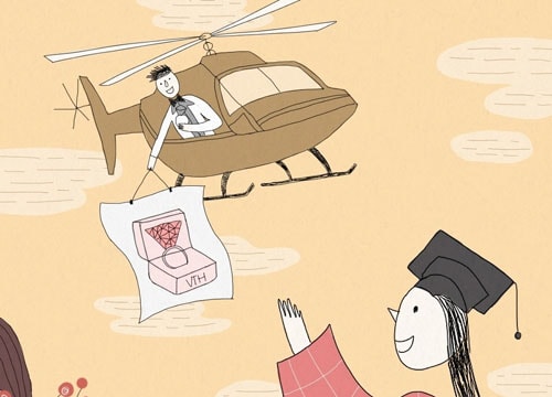 Yêu xa 6 năm, anh cầu hôn tôi trong ngày tốt nghiệp đại học