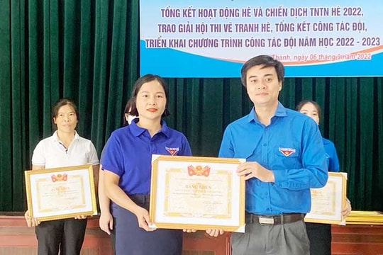 Tuổi trẻ Kim Thành hoàn thành 7 công trình, phần việc thanh niên dịp hè