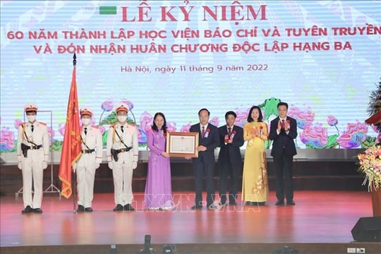 Học viện Báo chí và Tuyên truyền kỷ niệm 60 năm ngày thành lập và đón nhận Huân chương Độc lập hạng Ba