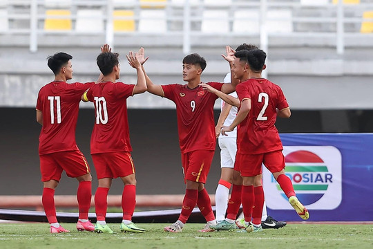 U20 Việt Nam thắng đậm ngày đầu ra quân tại Vòng loại U20 châu Á 2023