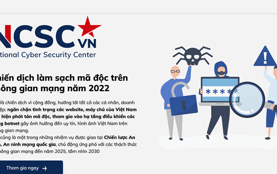 Phát động chiến dịch quét sạch mã độc trên không gian mạng Việt Nam