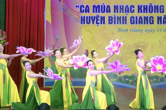 Sức sống phong trào văn nghệ quần chúng ở Bình Giang
