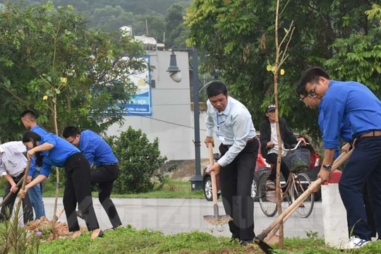 Tuổi trẻ Kinh Môn tình nguyện vì quê hương xanh, sạch