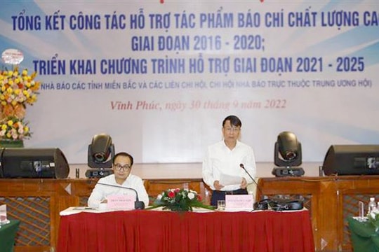 Hội Nhà báo Việt Nam hỗ trợ tác phẩm báo chí chất lượng cao