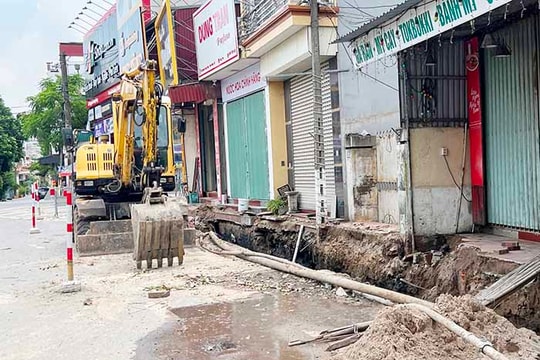 Thanh Miện đầu tư gần 15 tỷ đồng cải tạo vỉa hè đường Nguyễn Lương Bằng