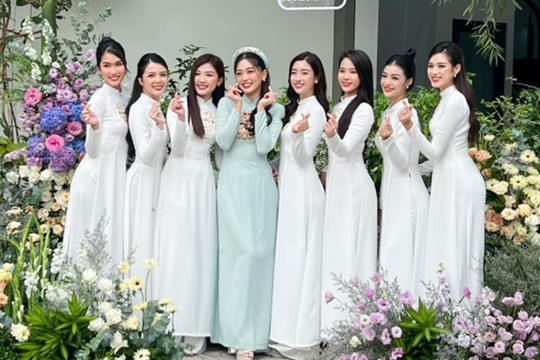 Bình An - Phương Nga làm lễ ăn hỏi, dàn bê tráp toàn người đẹp