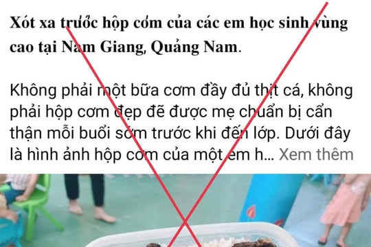 Người đăng tin giả học sinh vùng cao ăn thịt chuột bị phạt 7,5 triệu