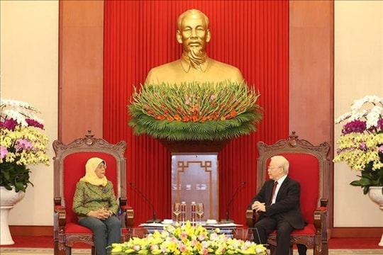 Vietnam treasures strategic partnership with Singapore: Party leader