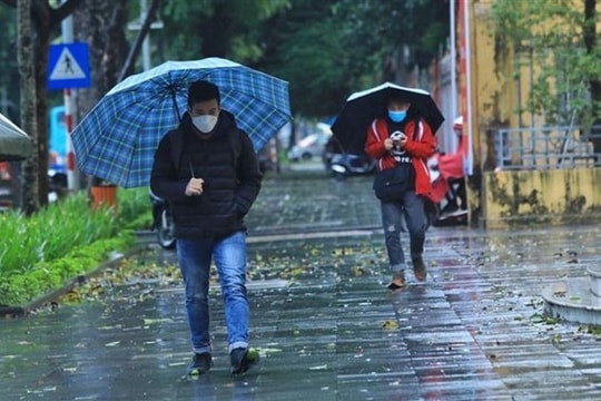 Bắc Bộ và Thủ đô Hà Nội có mưa, trời rét, nhiệt độ thấp nhất 16 độ C