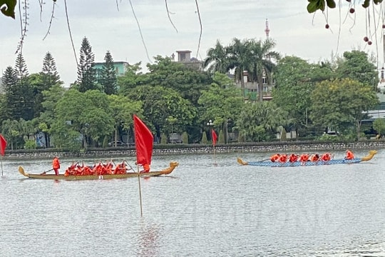 Gia Loc farmers love rowing