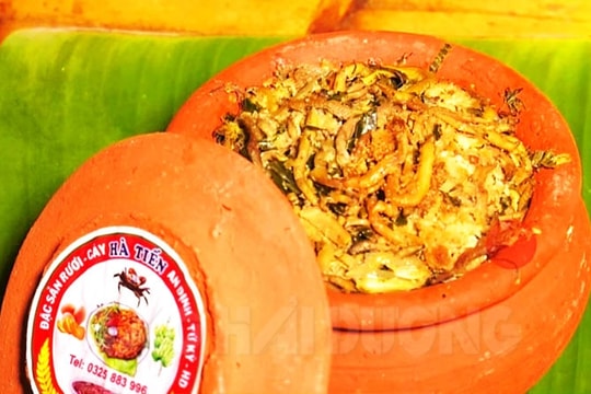 Potted ragworm - Ha Tien's specialty