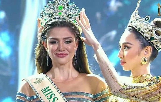 Nhan sắc cô gái vừa đăng quang Hoa hậu Hòa bình Quốc tế 