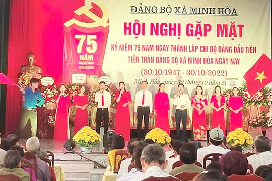 Đảng bộ xã Minh Hoà kỷ niệm 75 năm thành lập   