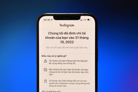 Nhiều người dùng đột ngột bị khóa tài khoản Instagram