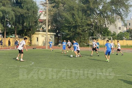 Sôi nổi giải thể thao trong công nhân, lao động