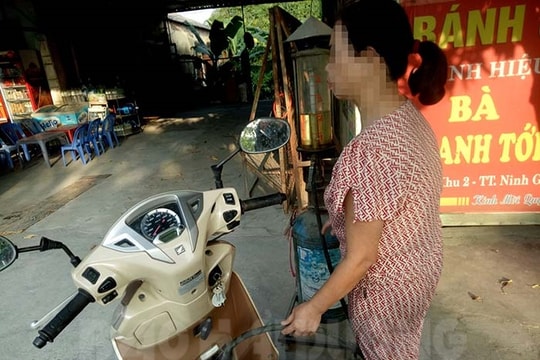 Bán xăng tự phát -  nguy hiểm rình rập