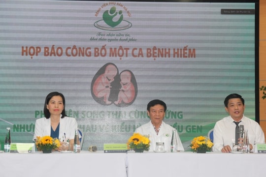 Việt Nam lần đầu ghi nhận song thai cùng trứng khác giới tính, kiểu gene