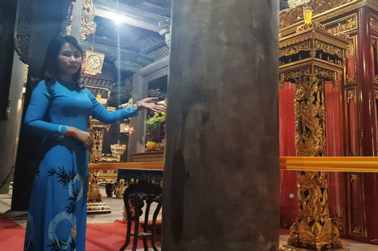 Chuyện về cây lim "hiến thân" trong chính điện dát vàng ở xứ Thanh