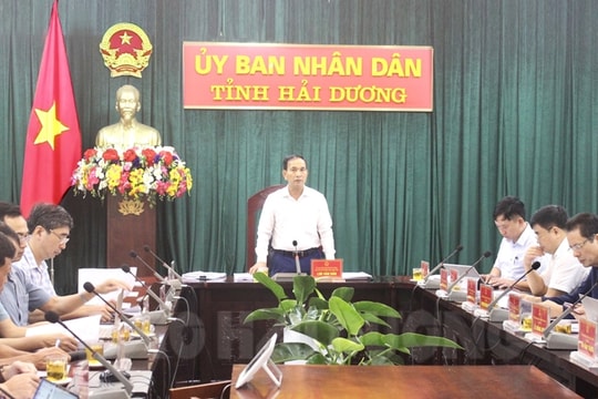 Hai Duong provincial People’s Committee considers planning to develop industrial parks and clusters