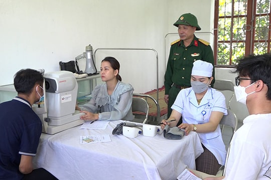  Số thanh niên Kinh Môn đủ điều kiện sức khỏe khám tuyển cấp thị xã tăng cao