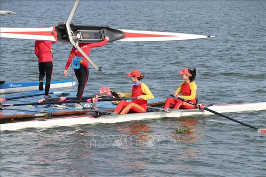 Đội tuyển đua thuyền rowing Hải Dương xuất quân ngày 18.11 dự Đại hội Thể thao toàn quốc lần thứ IX 